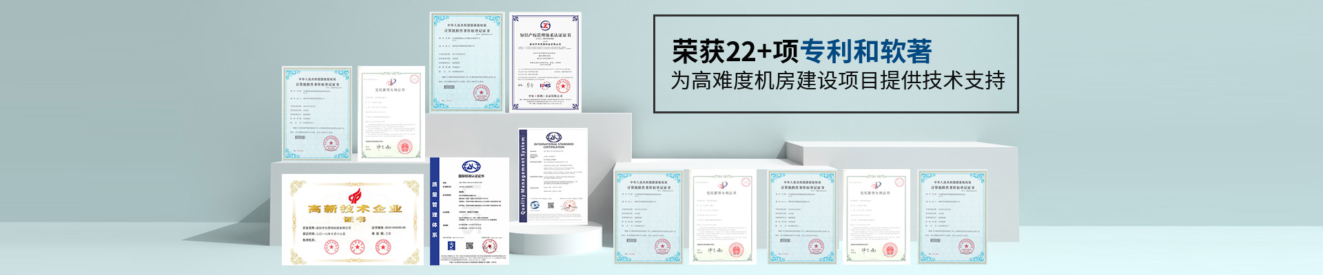 華思特-榮獲22項(xiàng)專利和軟著